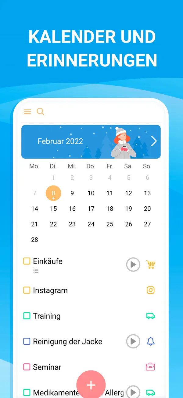 Tagesplaner Screenshot 2